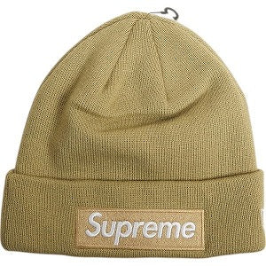 SUPREME シュプリーム 21AW New Era Box Logo Beanie Dark Sand BOXロゴビーニー サンド Size 【フリー】 【新古品・未使用品】 20809908