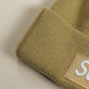 SUPREME シュプリーム 21AW New Era Box Logo Beanie Dark Sand BOXロゴビーニー サンド Size 【フリー】 【新古品・未使用品】 20809908