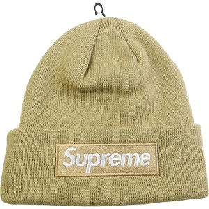 SUPREME シュプリーム 23AW New Era Box Logo Beanie Dark Sand ボックスロゴビーニー サンド Size 【フリー】 【新古品・未使用品】 20809909