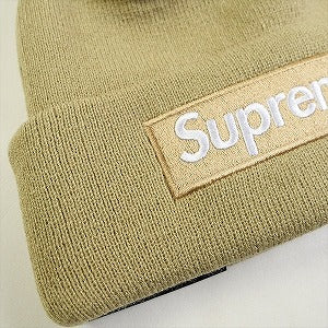 SUPREME シュプリーム 23AW New Era Box Logo Beanie Dark Sand ボックスロゴビーニー サンド Size 【フリー】 【新古品・未使用品】 20809909