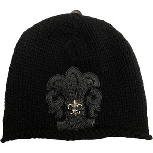 CHROME HEARTS クロム・ハーツ CASHMERE BEANIE CAP BS FLEUR カシミアビーニー 黒 Size 【フリー】 【新古品・未使用品】 20810033