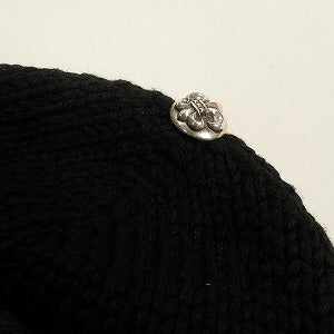 CHROME HEARTS クロム・ハーツ CASHMERE BEANIE CAP BS FLEUR カシミアビーニー 黒 Size 【フリー】 【新古品・未使用品】 20810033