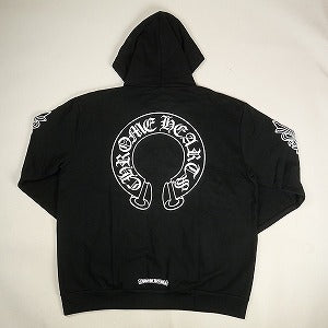 CHROME HEARTS クロム・ハーツ HORSESHOE FULL ZIP HOODIE BLACK ジップパーカー 黒 Size 【XL】 【新古品・未使用品】 20810034