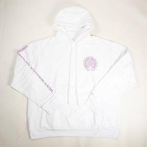 CHROME HEARTS クロム・ハーツ Purple Glitter Horseshoe Hoodie White オンライン限定パーカー 白紫 Size 【L】 【新古品・未使用品】 20810038