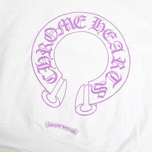 CHROME HEARTS クロム・ハーツ Purple Glitter Horseshoe Hoodie White オンライン限定パーカー 白紫 Size 【L】 【新古品・未使用品】 20810038