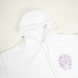 CHROME HEARTS クロム・ハーツ Purple Glitter Horseshoe Hoodie White オンライン限定パーカー 白紫 Size 【L】 【新古品・未使用品】 20810038