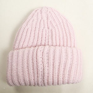 SUPREME シュプリーム 24AW Classic Logo Chunky Ribbed Beanie Light Pink ビーニー ピンク Size 【フリー】 【新古品・未使用品】 20810066