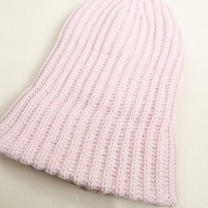 SUPREME シュプリーム 24AW Classic Logo Chunky Ribbed Beanie Light Pink ビーニー ピンク Size 【フリー】 【新古品・未使用品】 20810066