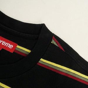 SUPREME シュプリーム 24AW Stripe S/S Top Black Tシャツ 黒 Size 【XL】 【新古品・未使用品】 20810069