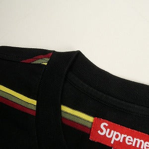 SUPREME シュプリーム 24AW Stripe S/S Top Black Tシャツ 黒 Size 【XL】 【新古品・未使用品】 20810069