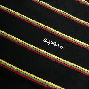 SUPREME シュプリーム 24AW Stripe S/S Top Black Tシャツ 黒 Size 【XL】 【新古品・未使用品】 20810069