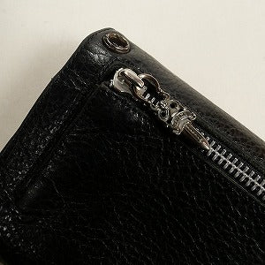 CHROME HEARTS クロム・ハーツ HVY WT LTHR WAVE WALLET ウォレット 黒 Size 【フリー】 【中古品-非常に良い】 20810112