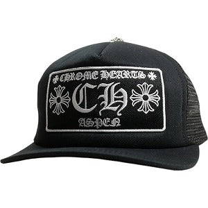 CHROME HEARTS クロム・ハーツ CHOMPER ASPEN TRUCKER CAP BLACK メッシュキャップ 黒 Size 【フリー】 【新古品・未使用品】 20810187