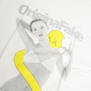 SUPREME シュプリーム ×Original Fake 08SS 代官山10周年記念 Kate Moss Tee White Tシャツ 白 Size 【L】 【中古品-良い】 20810192