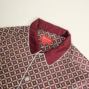 SUPREME シュプリーム 20SS Satin Pajama Shirt Red パジャマ半袖シャツ 赤 Size 【S】 【中古品-非常に良い】 20810280