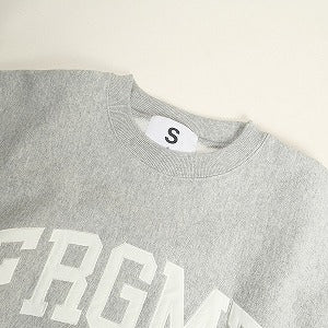 Fragment Design フラグメントデザイン ロゴクルーネックスウェット 灰 Size 【S】 【中古品-良い】 20810285