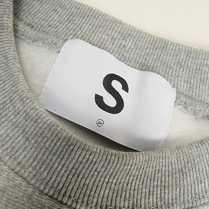 Fragment Design フラグメントデザイン ロゴクルーネックスウェット 灰 Size 【S】 【中古品-良い】 20810285