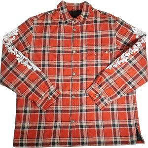 CHROME HEARTS クロム・ハーツ WORK’N SHIRT JNKYRS PLD RED シャツジャケット 赤 Size 【XL】 【中古品-良い】 20810305