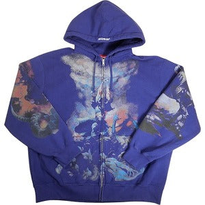 SUPREME シュプリーム ×Frank Frazetta 24AW Zip Up Hooded Sweatshirt Washed Navy パーカー 紺 Size 【L】 【新古品・未使用品】 20810320