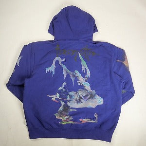 SUPREME シュプリーム ×Frank Frazetta 24AW Zip Up Hooded Sweatshirt Washed Navy パーカー 紺 Size 【L】 【新古品・未使用品】 20810320