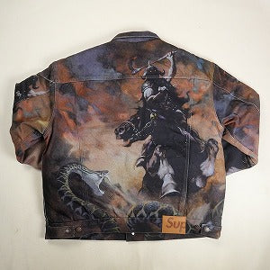 SUPREME シュプリーム ×Frank Frazetta 24AW Faux Sherling Lined Trucker Jacket Multicolor ジャケット マルチ Size 【L】 【新古品・未使用品】 20810321