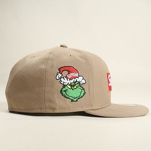 SUPREME シュプリーム 24AW Grinch Box Logo New Era Khaki キャップ カーキ Size 【7　3/8(M)】 【新古品・未使用品】 20810323