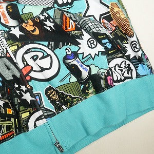 A BATHING APE ア ベイシング エイプ COMIC ART SHARK ZIP HOODIE MULTI パーカー マルチ Size 【L】 【新古品・未使用品】 20810491