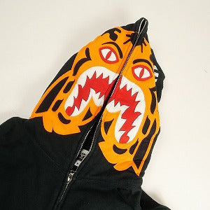 A BATHING APE ア ベイシング エイプ TIGER FULL ZIP HOODIE BLACK パーカー 黒 Size 【M】 【中古品-良い】 20810495