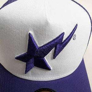 A BATHING APE ア ベイシング エイプ ×NEW ERA 9FORTY STA CAP PURPLE キャップ 紫 Size 【フリー】 【新古品・未使用品】 20810503