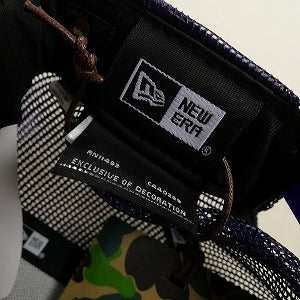 A BATHING APE ア ベイシング エイプ ×NEW ERA 9FORTY STA CAP PURPLE キャップ 紫 Size 【フリー】 【新古品・未使用品】 20810503