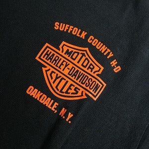 VINTAGE ヴィンテージ Harley-Davidson OAKDALE SUFFOLK COUNTRY TEE Tシャツ 黒 Size 【M相当】 【中古品-良い】 20810577