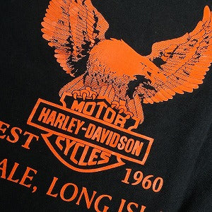 VINTAGE ヴィンテージ Harley-Davidson OAKDALE SUFFOLK COUNTRY TEE Tシャツ 黒 Size 【M相当】 【中古品-良い】 20810577