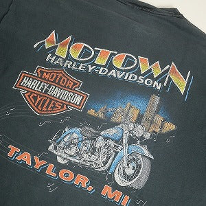 VINTAGE ヴィンテージ Harley-Davidson MOTOWN TAYLOR MI TEE Tシャツ 黒 Size 【L相当】 【中古品-良い】 20810578