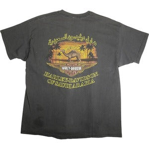 VINTAGE ヴィンテージ Harley-Davidson 01's SAUDIARABIA TEE Tシャツ 黒 Size 【XL】 【中古品-良い】 20810581