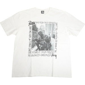 STUSSY ステューシー Patta Respect Tee White Tシャツ 白 Size 【XL】 【中古品-非常に良い】 20810589