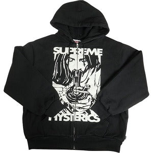 SUPREME シュプリーム × HYSTERIC GLAMOUR 24AW Thermal Lined Zip Up Hooded Sweatshirt Black ジップパーカー 黒 Size 【M】 【新古品・未使用品】 20810603