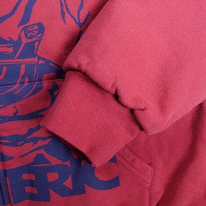 SUPREME シュプリーム × HYSTERIC GLAMOUR 24AW Thermal Lined Zip Up Hooded Sweatshirt Red ジップパーカー 赤 Size 【S】 【新古品・未使用品】 20810605