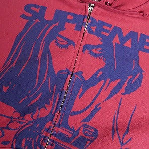 SUPREME シュプリーム × HYSTERIC GLAMOUR 24AW Thermal Lined Zip Up Hooded Sweatshirt Red ジップパーカー 赤 Size 【S】 【新古品・未使用品】 20810605