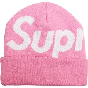 SUPREME シュプリーム 24AW Big Logo Beanie Pink ビーニー ピンク Size 【フリー】 【新古品・未使用品】 20810642