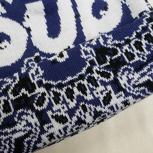 SUPREME シュプリーム 24AW Big Logo Beanie Navy Bandana ビーニー 紺 Size 【フリー】 【新古品・未使用品】 20810644