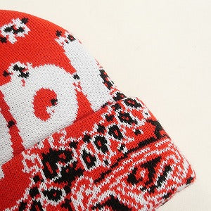 SUPREME シュプリーム 24AW Big Logo Beanie Red Bandana ビーニー 赤 Size 【フリー】 【新古品・未使用品】 20810645