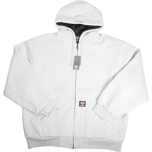 SUPREME シュプリーム ×Dickies 24AW Quilted Lined Zip Up Hooded Sweatshirt Ash Grey ジップパーカー 薄灰 Size 【L】 【新古品・未使用品】 20810649