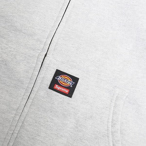 SUPREME シュプリーム ×Dickies 24AW Quilted Lined Zip Up Hooded Sweatshirt Ash Grey ジップパーカー 薄灰 Size 【L】 【新古品・未使用品】 20810649