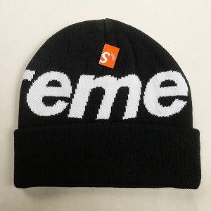 SUPREME シュプリーム 24AW Big Logo Beanie Black ビーニー 黒 Size 【フリー】 【新古品・未使用品】 20810651