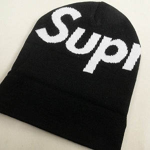 SUPREME シュプリーム 24AW Big Logo Beanie Black ビーニー 黒 Size 【フリー】 【新古品・未使用品】 20810651