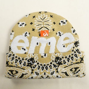 SUPREME シュプリーム 24AW Big Logo Beanie Tan Bandana ビーニー タン Size 【フリー】 【新古品・未使用品】 20810660