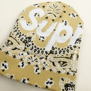 SUPREME シュプリーム 24AW Big Logo Beanie Tan Bandana ビーニー タン Size 【フリー】 【新古品・未使用品】 20810660