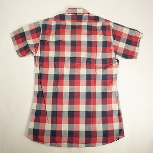 At Last ＆ Co アットラスト/BUTCHER PRODUCTS ブッチャープロダクツ CHECK SHIRT B.D S-S 半袖シャツ 赤 Size 【15】 【中古品-良い】 20810691