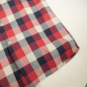 At Last ＆ Co アットラスト/BUTCHER PRODUCTS ブッチャープロダクツ CHECK SHIRT B.D S-S 半袖シャツ 赤 Size 【15】 【中古品-良い】 20810691