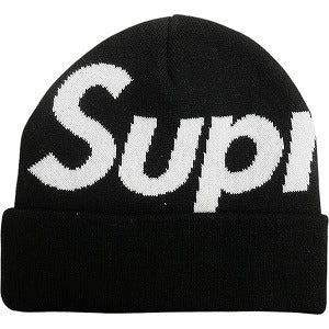 SUPREME シュプリーム 24AW Big Logo Beanie Black ビーニー 黒 Size 【フリー】 【新古品・未使用品】 20810702